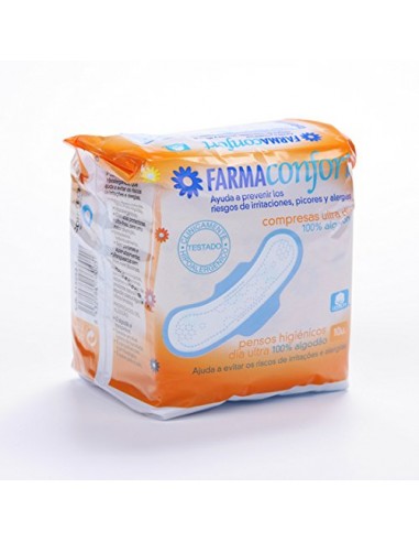 COMPRESAS 100%ALGODON FARMACONFORT...