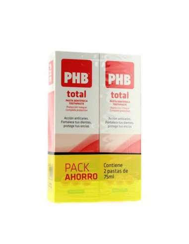 PHB TOTAL PASTA DENTIFRICA  2 TUBOS...