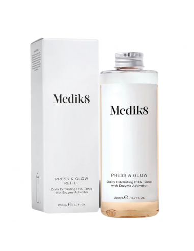MEDIK8 PRESS & GLOW REFILL 200 ML