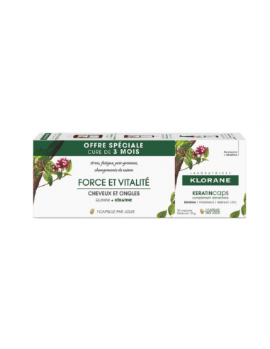 KLORANE KERATIN CAPS  ANTICAIDA PACK...
