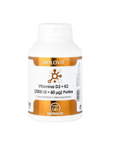HOLOVIT VITAMINA D3 2000 UI + K2 180 CAP