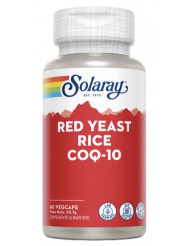 SOLARAY RED YEAST RICE COQ-10 60 CAP